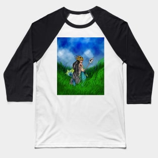 Warrior Mermaid Baseball T-Shirt